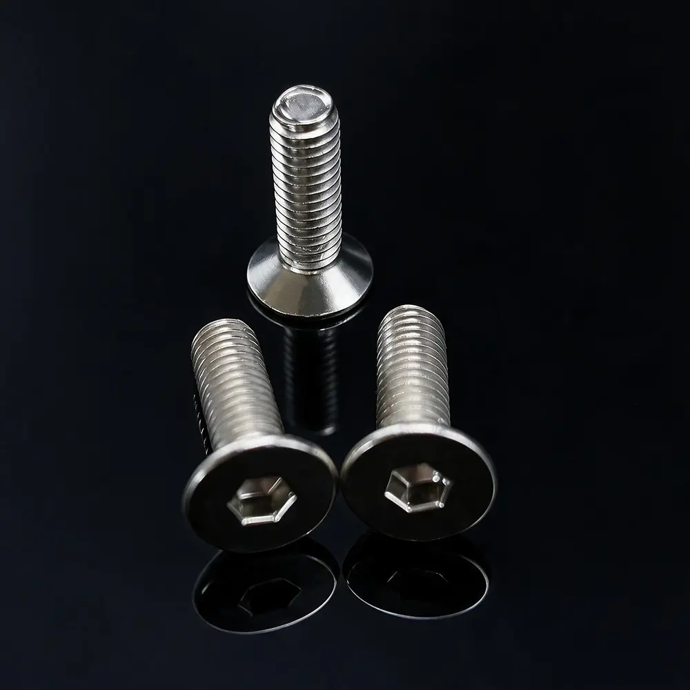 Skru Soket Hex Kepala Rata Countersunk