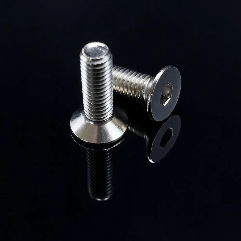 Skru Soket Hex Kepala Rata Countersunk