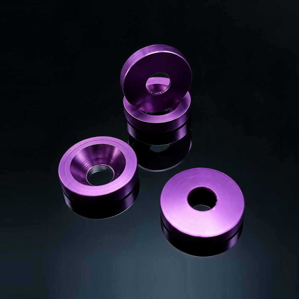 Pencuci Countersunk Aluminium Anodized