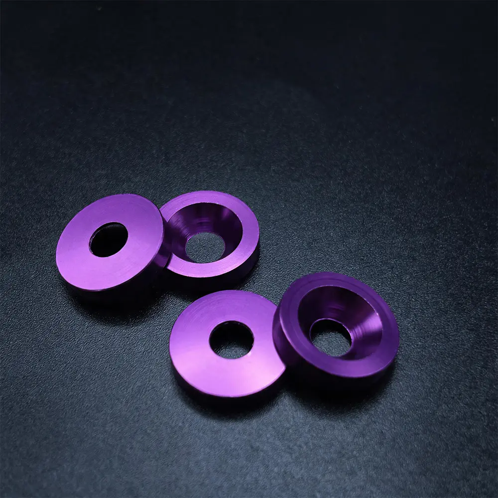 Pencuci Countersunk Aluminium Anodized
