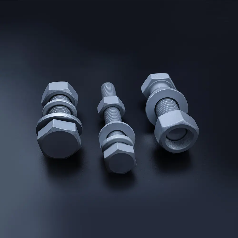 Pemasangan Hot‑Dip Galvanized 8.8 Hex Bolt